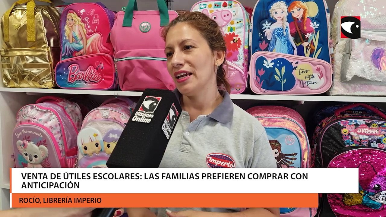 Venta de útiles escolares las familias prefieren comprar con anticipación