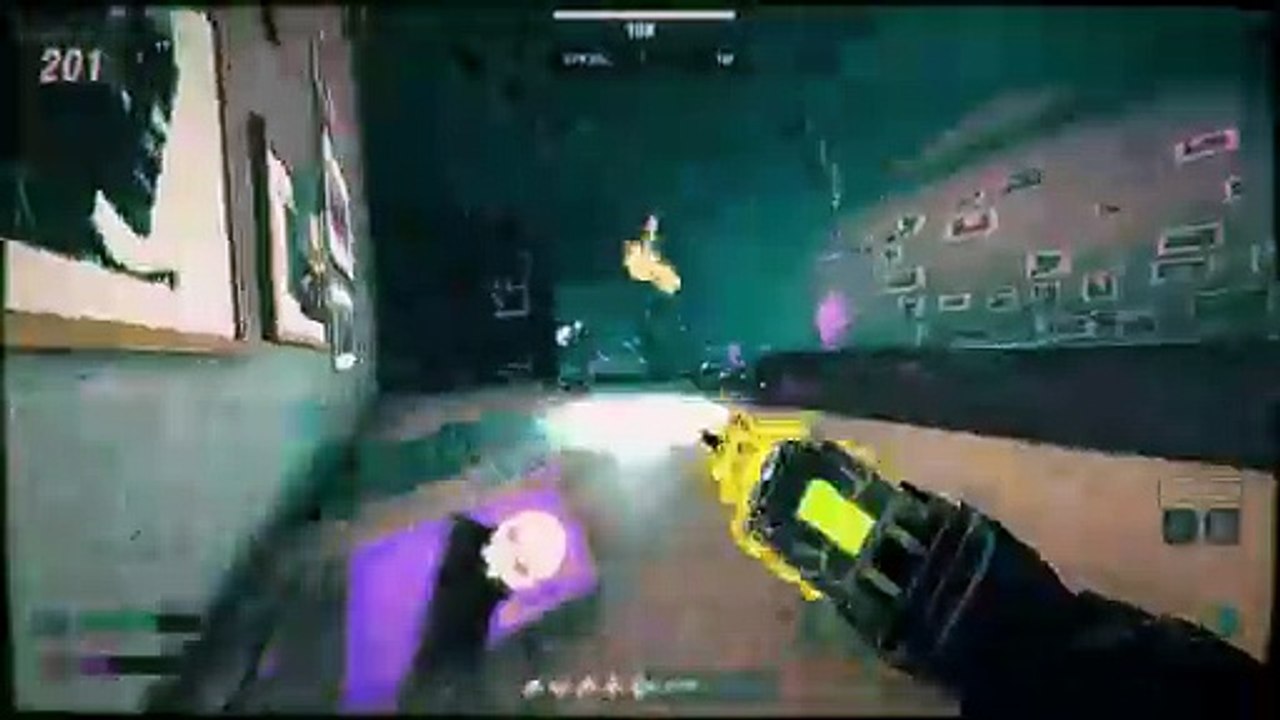 Robobeat zeigt schon im Trailer, wie rasant das Gameplay des Shooters ist