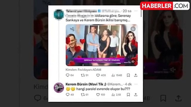 Kerem Bürsin ve Serenay Sarıkaya barıştı mı? Serenay Sarıkaya Kerem Bürsin sevgili mi?
