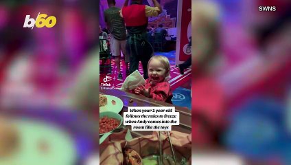 This 1-Year-Old Can Freeze Just Like the Toys in Toy Story