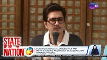 Janno Gibbs, humingi ng public apology sa PNP kaugnay ng aniya'y maling paghawak sa pagkamatay ng amang si Ronaldo Valdez | SONA