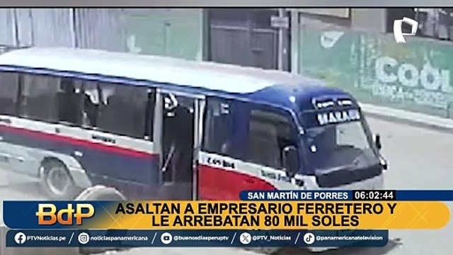 SMP: delincuentes golpean con un arma a empresario ferretero y le roban 80 mil soles