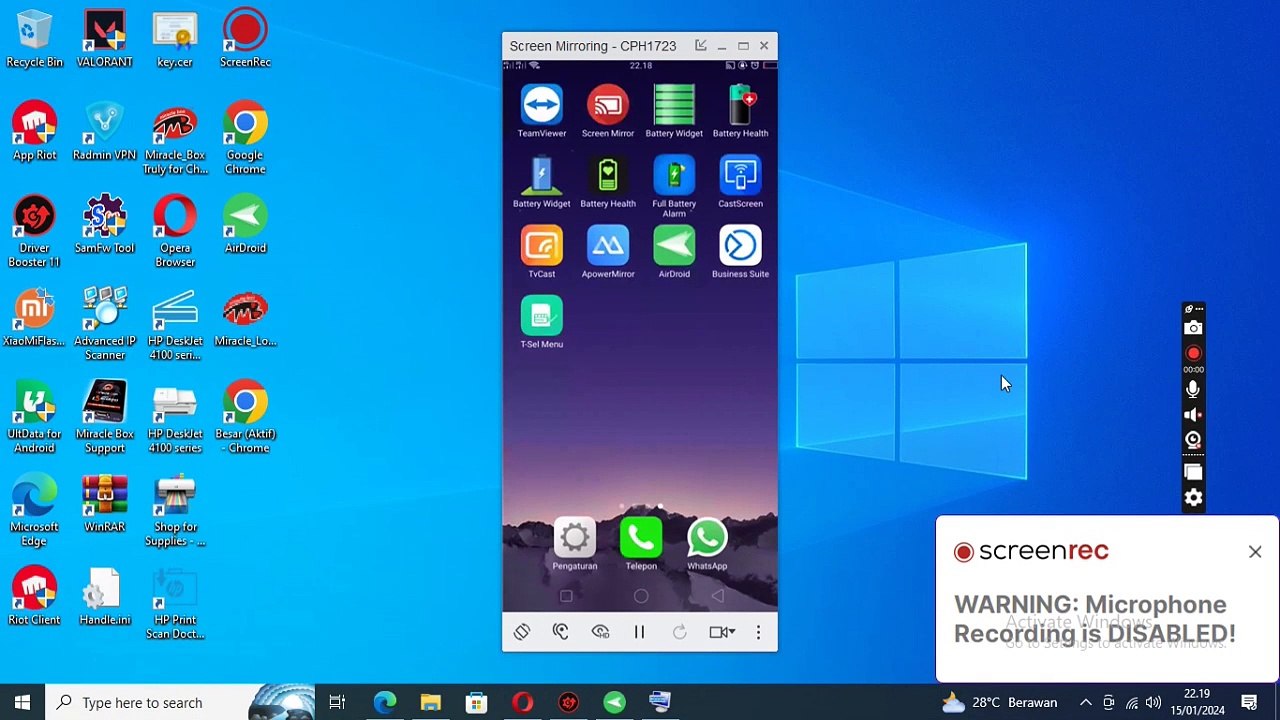Cara mengkoneksikan whatsapp android smartphone ke web browser pc