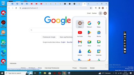 Cara menghapus layanan akun google youtube di web browser