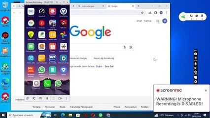 Cara membuat dan mengkoneksikan aplikasi authenticator menggunakan pc pada web browser
