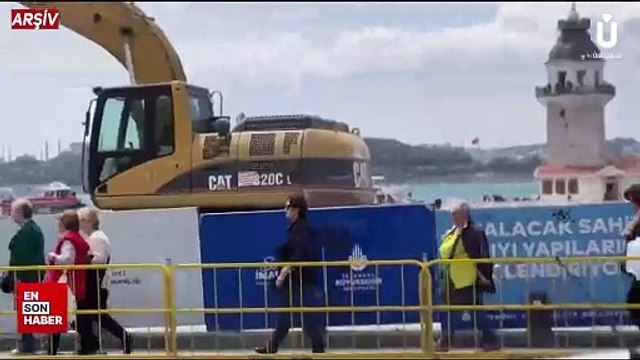 Hilmi Türkmen, İBB tarafından kapatılan Kız Kulesi sahil yolunu paylaştı