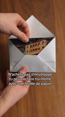 Faire une enveloppe avec une feuille de papier