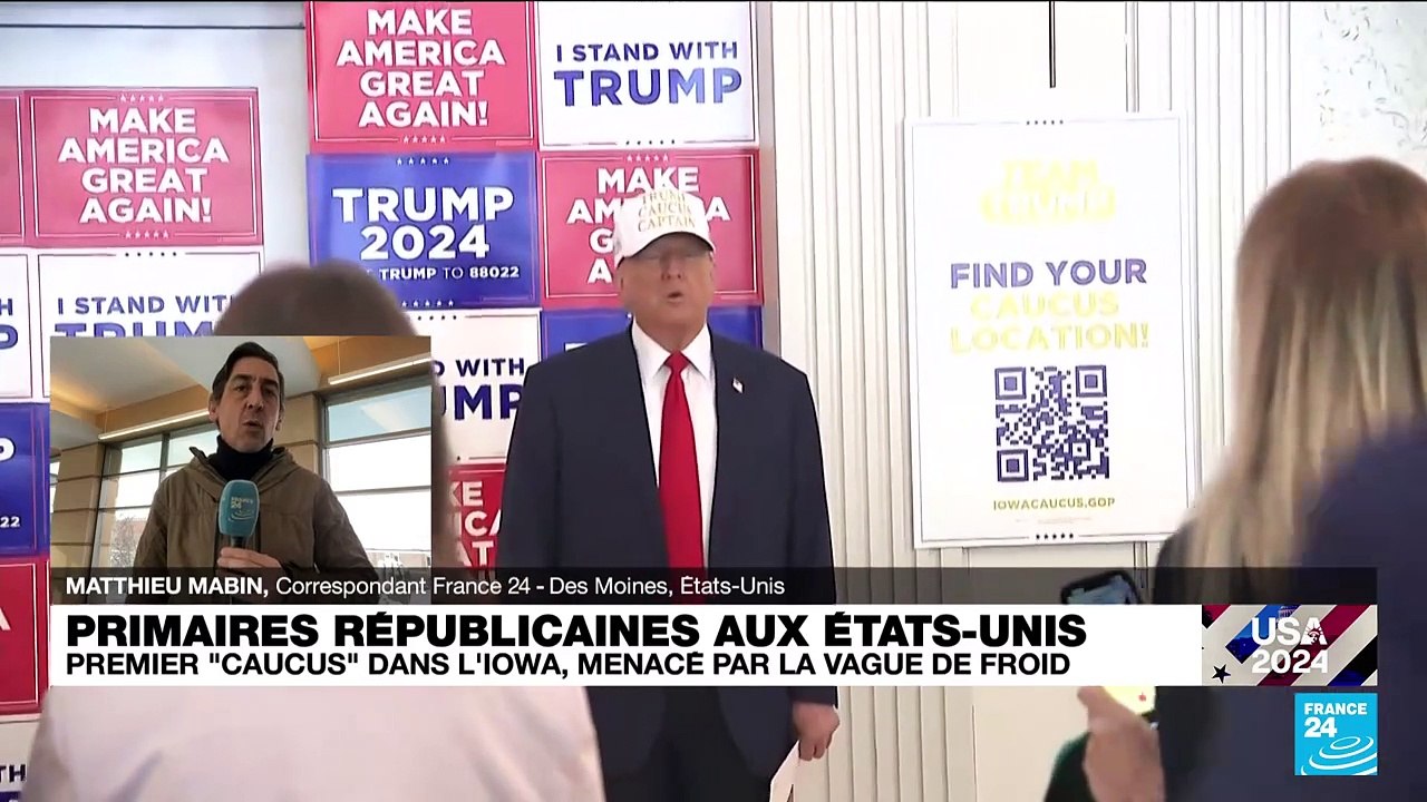 Primaires républicaines aux Etats-Unis : premier "caucus" dans l'Iowa, menacé par le froid