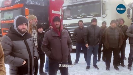 150 TIR şoförü gazetemize ulaştı:  Ölmek üzereyiz, sesimizi duyun