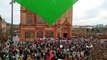 Thousands participate in Derry rally for Palestine calling for a ceasefire in Gaza on January 13, 2024