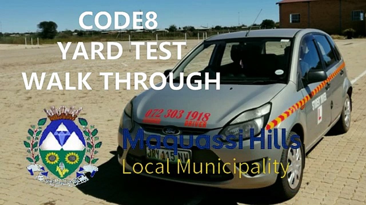 CODE8 YARD TEST WALK THROUGH - video Dailymotion