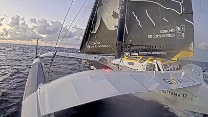 L'Arkea Ultim Challenge Brest : [ONBOARD] MAXI EDMOND DE ROTHSCHILD - 15/01/2024