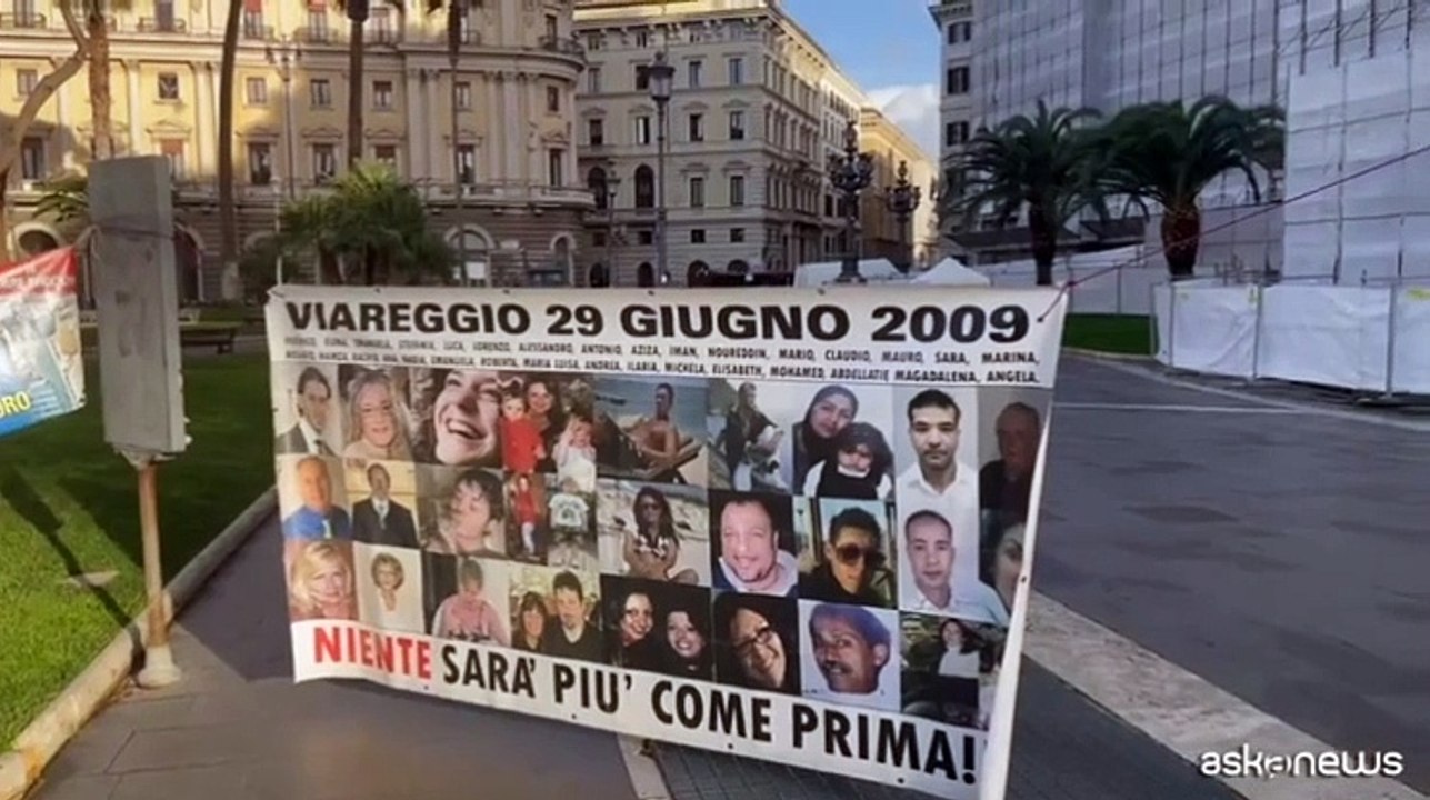 Strage Viareggio, a Roma presidio familiari in attesa della sentenza