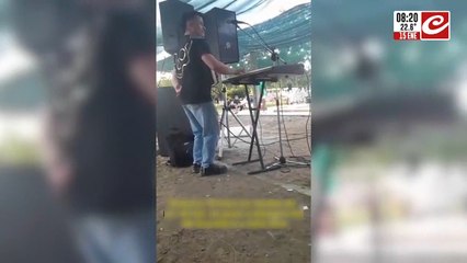 corte tiros cantante