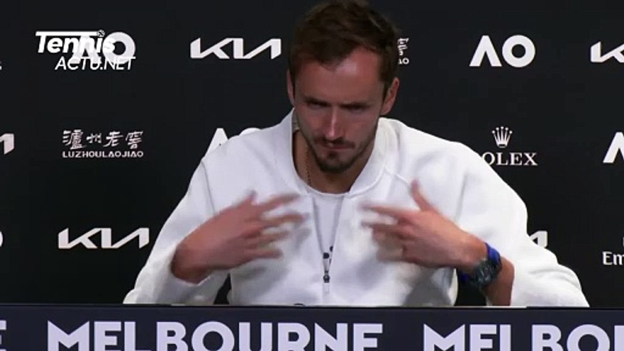 Open d'Australie 2024 - Daniil Medvedev : "Je ne connaissais pas du tout Terence Atmane, je savais juste qu'il était gaucher"