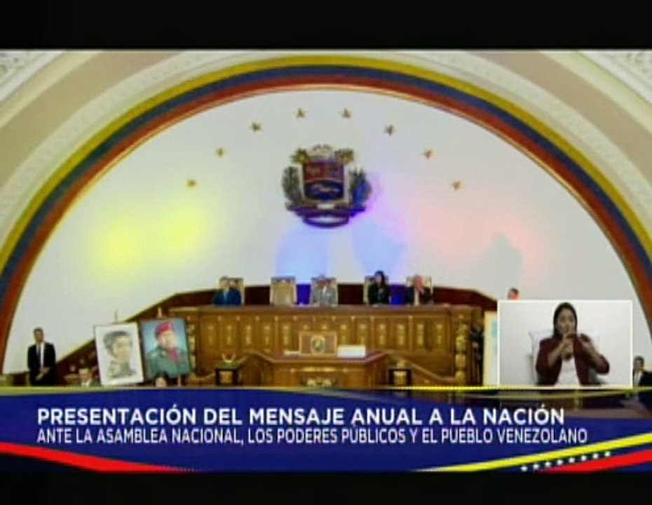 Lectura de Orden del día con motivo del mensaje anual del Pdte. Nicolás Maduro Moros ante la AN