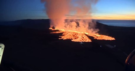 Les images incroyables de l'éruption volcanique en Islande