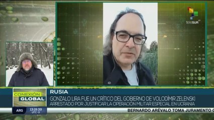 Rusia: Moscú responsabiliza a EE.UU. de la muerte de Gonzalo Lira en una cárcel de Ucrania