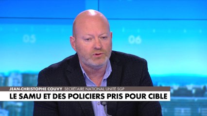 Video herunterladen: Jean-Christophe Couvy : «Quand on attaque des policiers, des soignants ou des pompiers, on attaque les valeurs de la République»