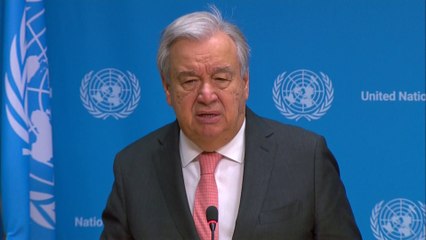 غوتيريش: الشعب الفلسطيني يتعرض لعقاب جماعي