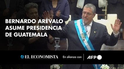 Bernardo Arévalo asume la presidencia de Guatemala