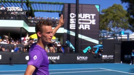 Open d'Australie 2024 - Luca Van Assche, première victoire à Melbourne en 5 sets : "J'avais hâte pour voir comment ça pouvait se passer"