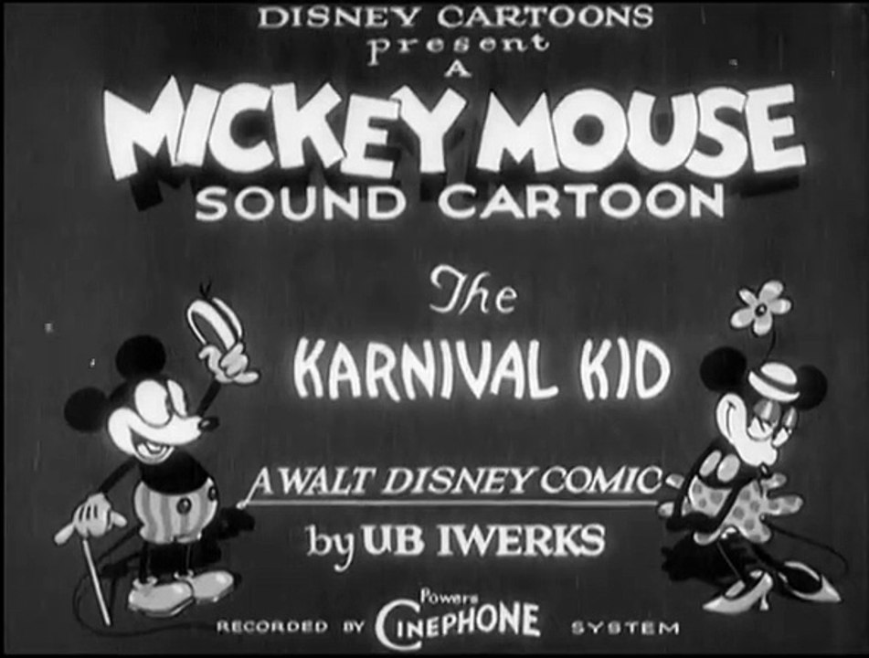 Mickey Mouse - The Karnival Kid 1929 HQ
