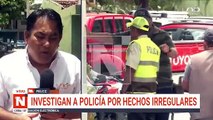 Investigan a policía por hechos irregulares