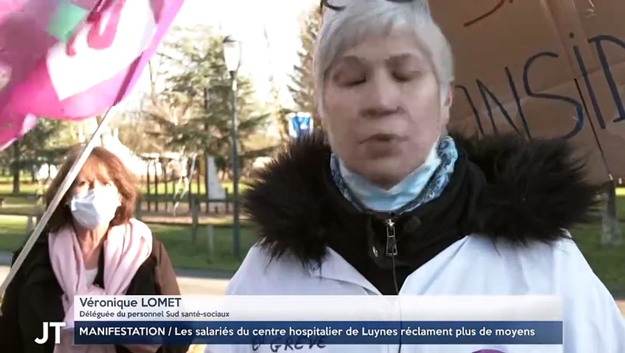 MANIFESTATION / Les salariés du Centre hospitalier de Luynes réclament plus de moyens