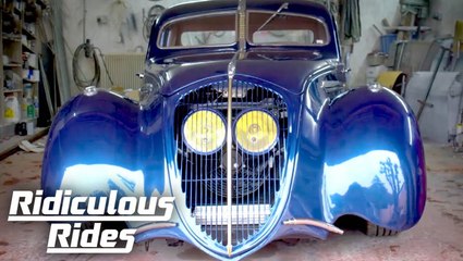 World War 2 Peugeot Converted To Art-Deco Masterpiece | Ridiculous Rides