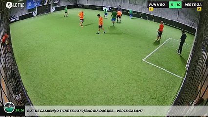 But de Damien(10 tickets LOTO) Barou-dagues - VERTS GALANT