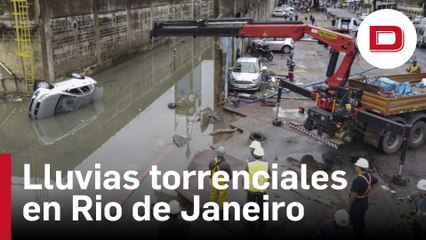 Al menos 12 fallecidos en Río de Janeiro por las lluvias torrenciales