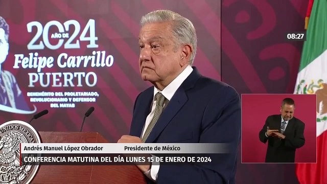 Falso, que se haya solicitado ‘moches’ a Sanjuana para campaña de Sheinbaum: AMLO