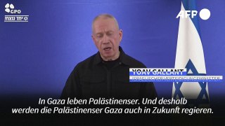 Israel: Palästinenser werden Gazastreifen 