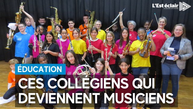 Comment les collégiens deviennent musiciens grâce à la Cham à Romilly-sur-Seine