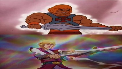 He-man Masters of the universe Comparison