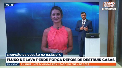 Fluxo de lava perde força após destruir casas | BandNews TV
