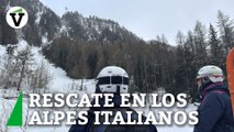 Rescatados seis esquiadores españoles en los Alpes italianos tras salirse de la pista