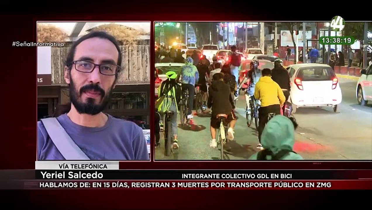 Yeriel Salcedo explica que en 15 días registran 3 muertes por transporte público en la ZMG