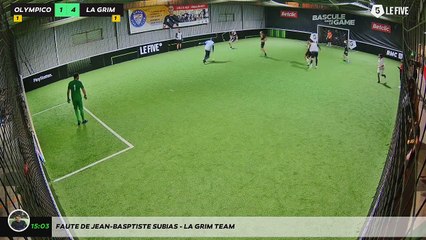 Faute de Jean-Basptiste Subias - LA GRIM TEAM