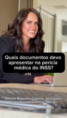 Quais documentos o segurado deve apresentar na perícia médica do INSS?