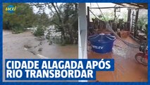 Rios transbordam e causam alagamento no centro-oeste de Minas