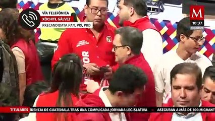 "A mí nadie me pidió firmar ningún convenio, yo sí soy representante del cambio": Xóchitl Gálvez