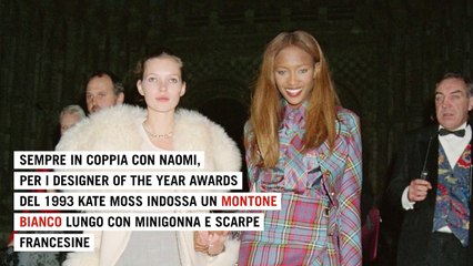 Kate Moss compie 50 anni: 10 look indimenticabili della top model