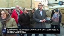 El número 3 del PSOE acepta recibir en el Congreso al inhabilitado Turull
