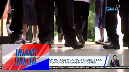 Voucher program para sa mga nasa grade 11 sa mga SUC at LUC, planong palawigin ng DepEd | UB