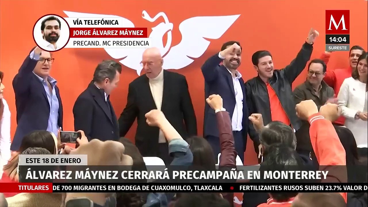 "Estamos acostumbrados a remontar escenarios": Jorge Máynez sobre su precandidatura presidencial
