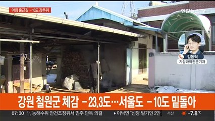 중북부 한파 경보·주의보…서울 체감 -10도 강추위