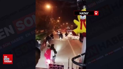 Hatay'da trafiği tehlikeye atan motosikletlere 101 bin lira ceza kesildi