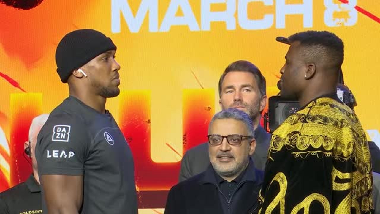 Test of soul or test of chin? Joshua v Ngannou ready to go